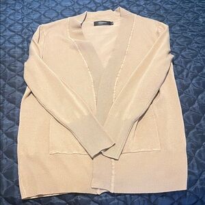 Tan Cardigan Sweater